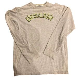 Kids Abercrombie XL Grey Long Sleeve Shirt